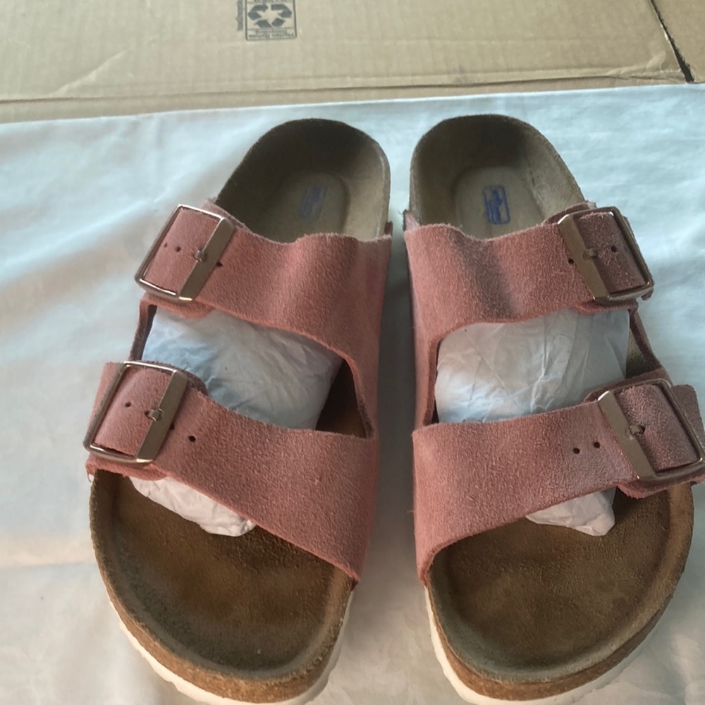 Birkenstock Rose Suede Sandals